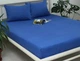 Простынь на резинке 160х200х20 см и наволочки 2х50х70 см Tag Tekstil (Princess Blue) - изображение 1