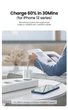Быстрое зарядное устройство Ugreen Quick charge 4.0 PD 3.0 20W + Кабель Ugreen MFi USB-C to Lightning 1M «‎CD137» - изображение 13