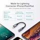 Переходник Ugreen кабель Lightning to 3.5 mm для наушников 10CM (US211) - изображение 13