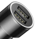 Автозарядное пристрій Baseus Small Screw 2USB 3.4 A Black (CAXLD-C) - зображення 8