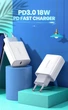 Зарядное устройство Ugreen Quick charge 4.0 PD 3.0 18W + Кабель Ugreen MFi USB-C to Lightning 1.5M (CD137) - изображение 3