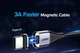 Кабель Ugreen Type-C 5V3A магнитный 1М (ED023) - изображение 6