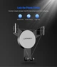Автомобильный держатель для смартфона Ugreen c гравитационным эффектом Gray «‎LP130» - изображение 7