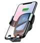 Держатель для смартфона Baseus Metal Wireless Gravity с беспроводной зарядкой на воздуховод Black «‎WXYL-B0A» - изображение 15