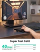 Патч корд UGREEN сетевой кабель 40 Гбит\с 2000 МГц Ethernet RJ45 Cat 8 плоский 5М Black (NW134) - изображение 11