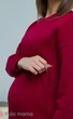 Теплый спортивный костюм для беременных и кормящих с начесом Vieno XL Юла Мама Красный - изображение 4