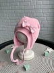 Утепленная весенняя шапочка для новорожденной девочки Rose 3-6 мес. (38-42 см) Lari Розовый - изображение 1
