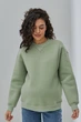 Базовый свитшот для беременных и кормящих oversize со скрытыми молниями S Kloya Юла Мама Оливковый - изображение 4