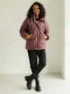 Пуховик зимний короткий женский Seventeen 2102.5486 L-XL Розовый (Sev2000000184654) - изображение 3