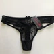 Жіночі мереживні трусики стрінги Honey Fashion Accessories One Size (XS/S/M) чорний (2-235) - изображение 6