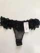 Прозорі трусики з мереживом Honey Fashion Accessories One Size (XS/S) чорний (2-240) - изображение 4