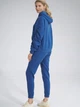 Bluza damska z kapturem kangurka Figl M801 XL Niebieska (5902194407151) - obraz 6