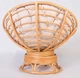 Мяке крісло-гойдалка Papasan Swivel плетене з ротанга - зображення 4