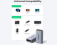 З'єднувач Ugreen US381 USB 3.0 Female to USB 3.0 Female Adapter адаптер - перехідник прямий Сірий (20119) - зображення 2