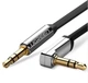 Плоский AUX кабель аудио Ugreen AV119, 3.5 mm AUX 2M Black (10599) - изображение 1