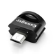 Перехідник OTG ESSAGER USB-на-Micro USB Black - зображення 1