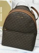 Рюкзак жіночий Michael Kors Sheila Medium Logo Backpack коричневий (35F3G6HB6B) - зображення 2