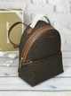 Рюкзак жіночий Michael Kors Sheila Medium Logo Backpack коричневий (35F3G6HB6B) - зображення 3