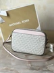 Сумка жіноча Michael Kors Jet Set Large Logo Crossbody Bag біла (35S1GTTC9B) - зображення 4