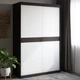 Шкаф-Купе Еверест Соната-1400 двухдверный 140*60*217 см Венге темный + белый - изображение 3