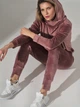 Bluza damska z kapturem elegancka Figl M745 S Ciemnoróżowa (5902194386838) - obraz 5