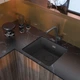 Мойка для кухни DEANTE гранит Momi 500x450мм прямоугольная интегрированная с сифоном серая ZKM_T10A - изображение 2