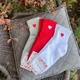Зимние женские теплые носки на флисе NiceSocks Love Сердечка, Три пары/36-40р. - изображение 1