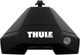 Опоры на гладкую крышу Thule Evo Clamp 7105 Черные (091021954809) - изображение 1