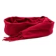 Женский однотонный шарф с бахромой Corze GS-1010, красный - изображение 2
