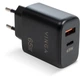 Зарядное устройство Vinga GaN 65W PD+QC 1C1A ports Wall Charger (VCPCHCA65B) - изображение 1