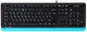 Клавіатура дротова A4Tech FK10 Ukr Blue USB - зображення 1