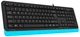 Клавіатура дротова A4Tech FK10 Ukr Blue USB - зображення 4
