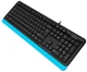 Клавіатура дротова A4Tech FK10 Ukr Blue USB - зображення 6