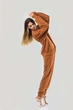 Світшот насичено коричневого кольору owersize UKRW-9935 UkrGlamour - изображение 4