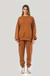 Світшот насичено коричневого кольору owersize UKRW-9935 UkrGlamour - изображение 5