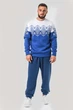 Чоловічий новорічний світшот сніжинка M UKRS-9936 UkrGlamour - изображение 5