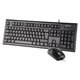 Комплект (клавіатура + мишка) A4tech KR-8572 USB Black - изображение 2