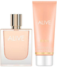 Zestaw damski Hugo Boss Alive Love Live Give Woda perfumowana 50 ml + Balsam do ciała 75 ml (3616303428549) - obraz 2