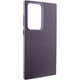 Шкіряний чохол Bonbon Leather Metal Style для Samsung Galaxy S23 Ultra Фіолетовий / Dark Purple - изображение 2