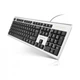 Клавиатура REAL-EL 507 Standard USB Silver (170054) - зображення 8