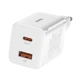 Сетевое зарядное устройство Baseus двойной адаптер USB Type-C QC3.0 PD3.0 с быстрой зарядкой, 30W - изображение 2