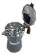 Кофеварка гейзерная алюминиевая Magio 450 мл на 9 чашек (MG-1012) - изображение 2