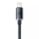 Кабель Baseus Lightning Crystal Shine Series | 2M, 2.4A | (CAJY000101) black - изображение 5