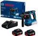 Акумуляторний перфоратор Bosch Professional GBH 185-LI, 2 акб GBA 18V 4.0 Ah з/п GAL 18V-40 (0611924020+1600A019S0) - зображення 1