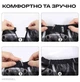 Пеньюар накидка парикмахерская BarberGun для стрижки с регулируемой застежкой черный (brbcapebl) - изображение 5