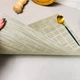 Салфетка под тарелку 45*30 см Клетка Хаки (12-В) - изображение 2