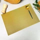 Однотонный Золотистый сервировочный коврик из ПВХ 30х45 см (14-Г) - изображение 1