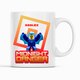 Белая кружка (чашка) с оригинальным принтом онлан игры Roblox "Midnight danger Roblox. Роблокс" - изображение 1