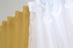 Кухонні шторки VR-Textil № 096к з підв'язками золотистий з білим 400х170 см (52-0403) - зображення 4