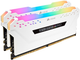 Pamięć Corsair DDR4-3600 16384MB PC4-28800 (Kit of 2x8192) Vengeance RGB Pro White (CMW16GX4M2C3600C18W) - obraz 2